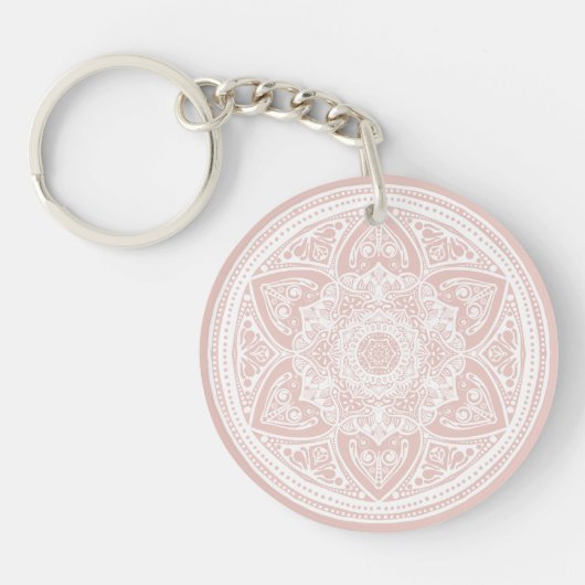 Mallow Mandala Sleutelhanger (Voorkant)
