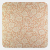 'Mallow'-mapontwerp Vierkante Sticker (Voorkant)