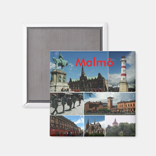 Malmo1, Malmö Magneet (Voorkant / Achterkant)
