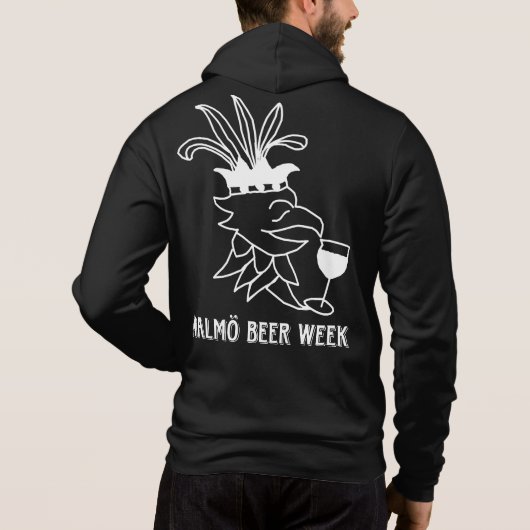 Malmö Beer Week hoodie (Achterkant)