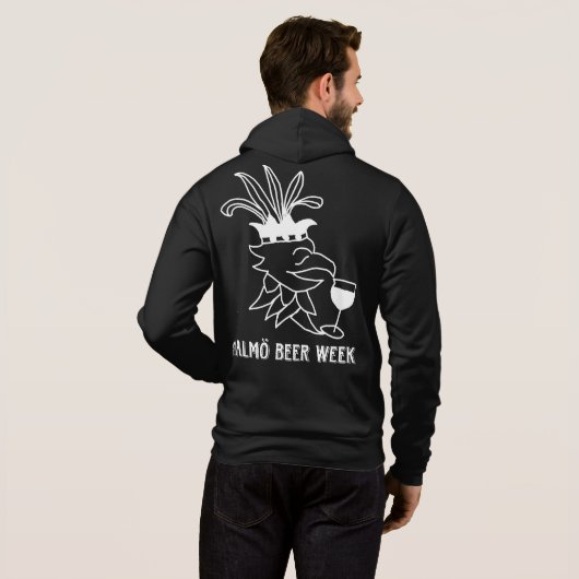 Malmö Beer Week hoodie (Achterkant volledig)