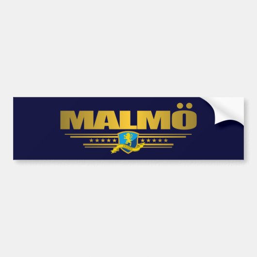 Malmo Bumpersticker (Voorkant)
