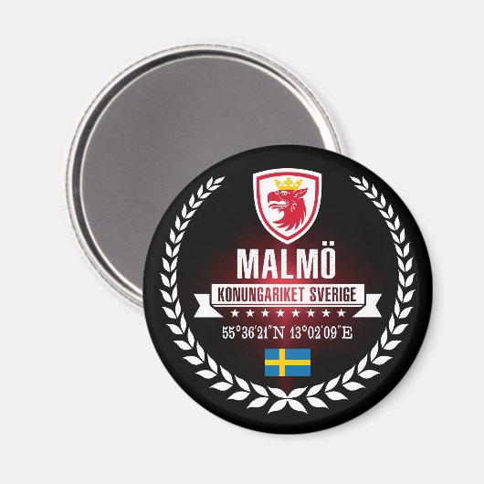 Malmö Magneet (Voorkant / Achterkant)