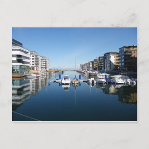Malmo Marina Sweden Sunny Foto Briefkaart