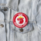 Malmö Round Emblem Ronde Button 7,6 Cm (In situ)