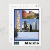 Malmö - Sweden - Mosaic - Briefkaart (Voorkant / Achterkant)