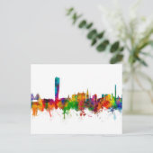 Malmo Sweden Skyline Briefkaart (Staand voorkant)