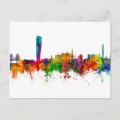 Malmo Sweden Skyline Briefkaart (Voorkant)