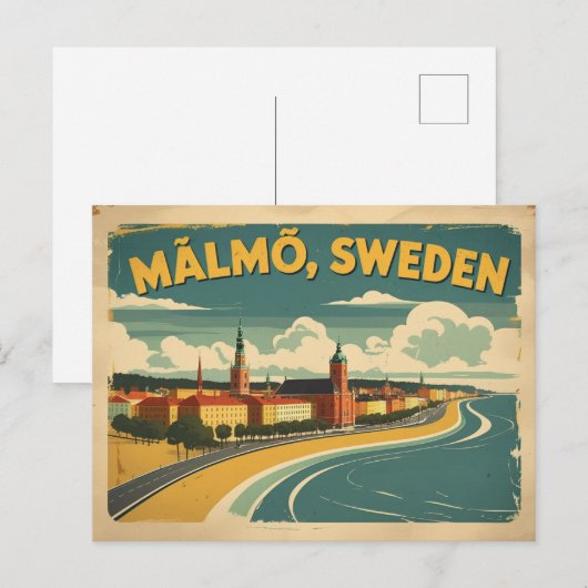 Malmo Sweden the Modern Coastal Gem Briefkaart (Voorkant / Achterkant)
