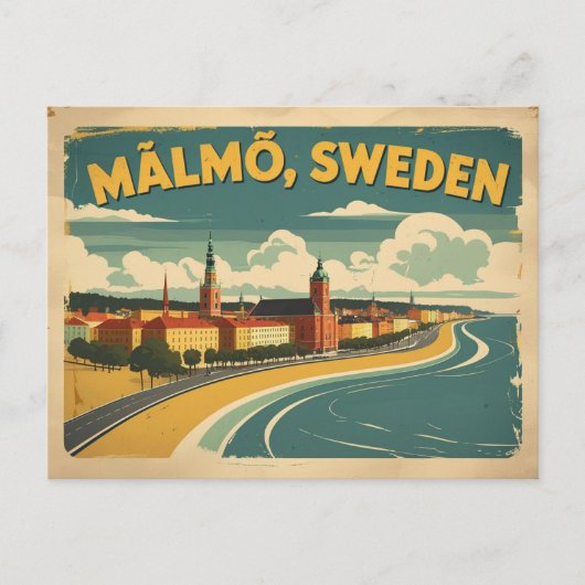 Malmö Zweden de Moderne Kustjuweel Briefkaart (Voorkant)