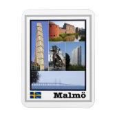 Malmö - Zweden - Mosaic - Magnet Magneet (Verticaal)