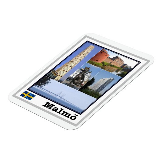 Malmö - Zweden - Mosaic - Magnet Magneet (Linkerzijde)