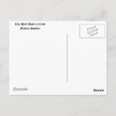 Malmö Zweden - stadhuis Briefkaart (Achterkant)