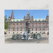 Malmö Zweden - stadhuis Briefkaart (Voorkant)