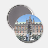 Malmö Zweden - Stadhuis Magneet (Voorkant / Achterkant)