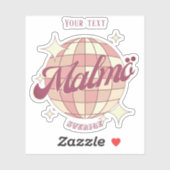 Malmö Zweden Sverige decor Eurovisie 2024 Sticker (Vel)