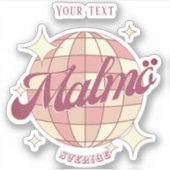 Malmö Zweden Sverige decor Eurovisie 2024 Sticker (Voorkant)