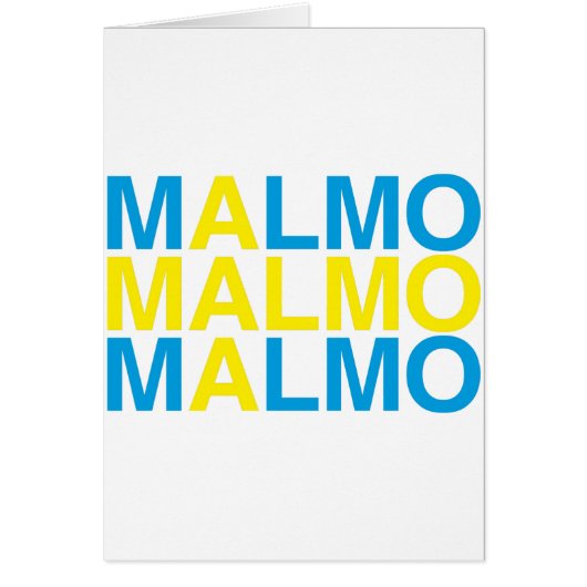 MALMO Zweedse vlag (Voorkant)
