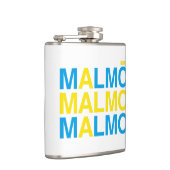 MALMO Zweedse vlag Heupfles (Rechts)