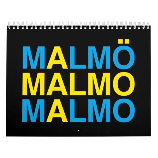 MALMO Zweedse vlag Kalender (Hoes)