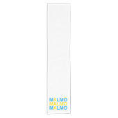 MALMO Zweedse vlag Korte Tafelloper (Voorkant)