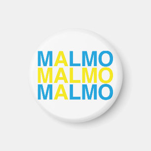 MALMO Zweedse vlag Magneet