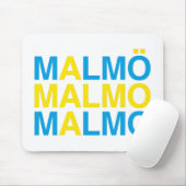 MALMO Zweedse vlag Muismat (Met muis)