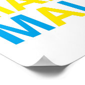 MALMO Zweedse vlag Poster (Hoek)