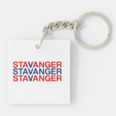 MALMO Zweedse vlag Sleutelhanger (Achterkant)