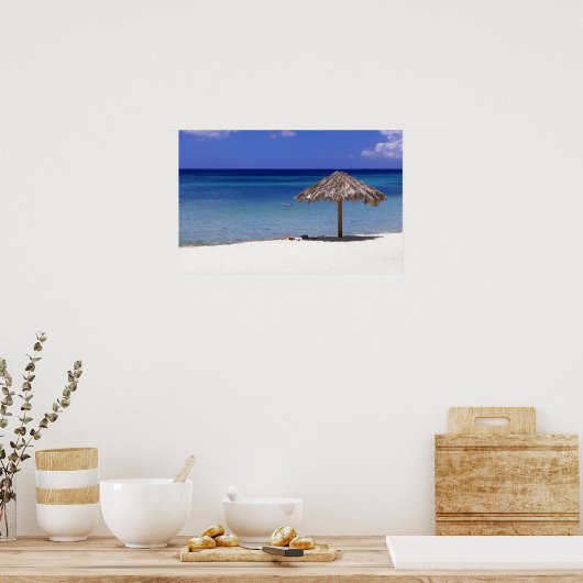Malmok Beach, Aruba, Nederlandse Antillen Poster (Keuken)