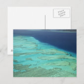 Malolo Barrier Reef van Malolo Island, Fiji Briefkaart (Voorkant / Achterkant)