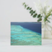 Malolo Barrier Reef van Malolo Island, Fiji Briefkaart (Staand voorkant)