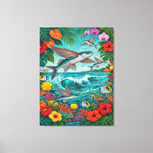 Malolo en surf kunst canvasprint canvas afdruk (Voorkant)