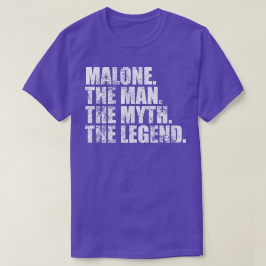MaloneMalone Achternaam Malone achternaam Malone f T-shirt (Design voorkant)