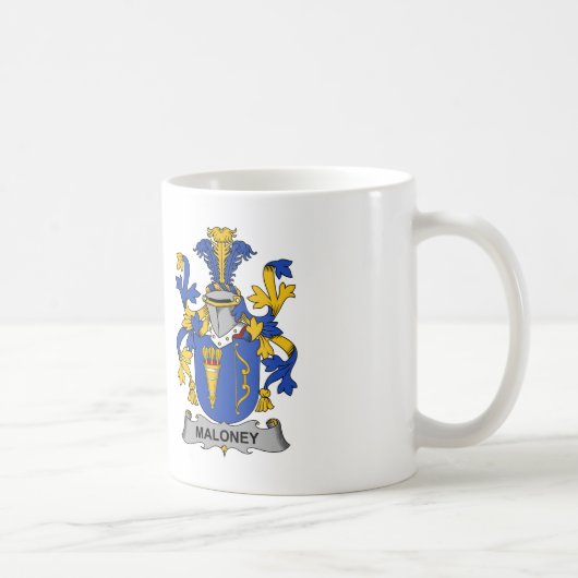 Maloney Family Crest Koffiemok (Rechts)