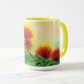 Malorie Arisumi Ohia Lehua Blossom gele mok (Voorkant rechts)