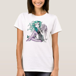 "Malory" Cute Tattoo Violet Angel Tanktop