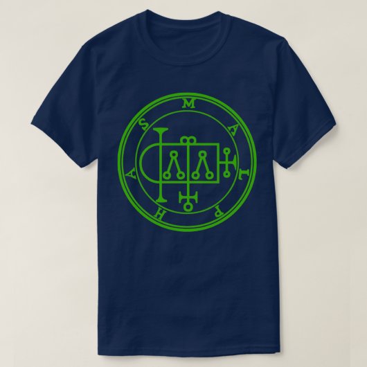Malphas Sigil bouwt Houses Green T-shirt (Design voorkant)