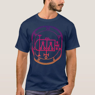 Malphas Sigil bouwt huishouden Paars Sinaasappel T-shirt