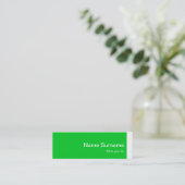 Malplaatje voor mini-moderne zakelijke kaart mini visitekaartje (Staand voorkant)