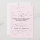 Mals Hart Roze (5x7) Religieuze uitnodiging (Voorkant)