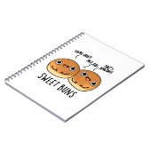 Malse Broodjes Grappige Bakgrap  Notitieboek (Linkerzijde)