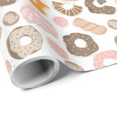 Malse Donuts Zoete Traktatie Cadeaupapier (Rol Hoek)