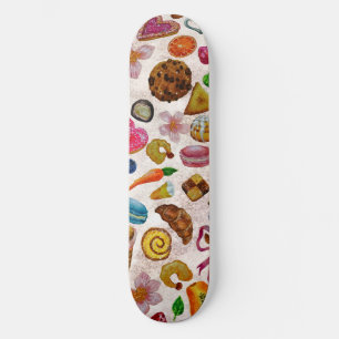 Malse gebakjes zoetigheden snoepjes persoonlijk skateboard