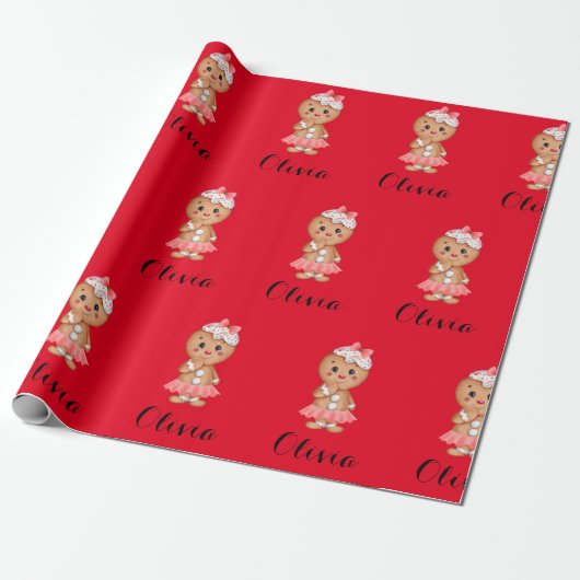 malse kerstkrans inpakpapier vellen (Uitgerold)