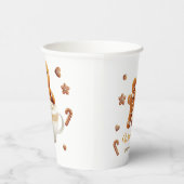 Malse Kerstkrans Koekjes Versieren Feestje  Papieren Bekers (Rechts)