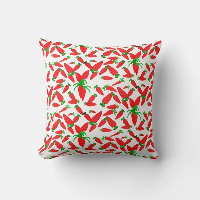 Malse Wortels Lekkere Worp Kussen Cushion (Voorkant)