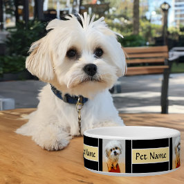 Malshi Black Dog Bowl Voerbakje