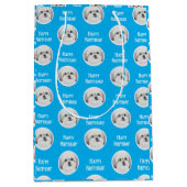 Malshi Blauw Medium Cadeauzakje (Voorkant)