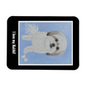 Malshi Dog Flexible Photo Magnet Magneet (Horizontaal)